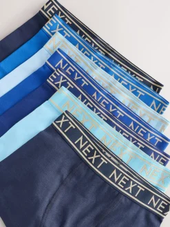 Bleu avec ceinture Or - Lot de 7 boxers (2-16ans)
