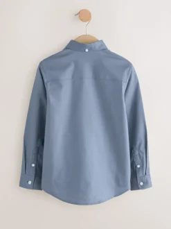 Bleu avio - Chemise Oxford (3-16ans)