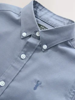 Bleu avio - Chemise Oxford (3-16ans)