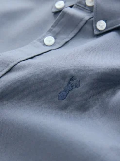 Bleu avio - Chemise Oxford (3-16ans)
