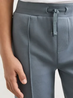 Bleu avio - Pantalon de jogging Reiss Premier Premium Interlock à cordon