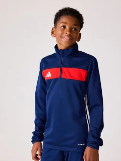 Bleu Chrome - Haut d’entraînement adidas Tiro 25 Essentials pour enfant