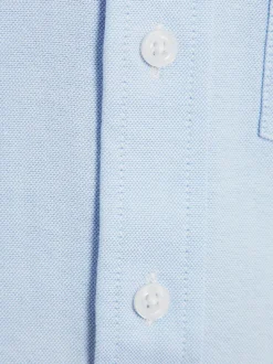 Bleu clair - Chemise Oxford Reiss Greenwich à boutons