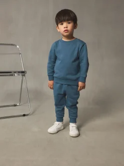 Bleu clair - Ensemble sweat-shirt et jogging (3mois-7ans)