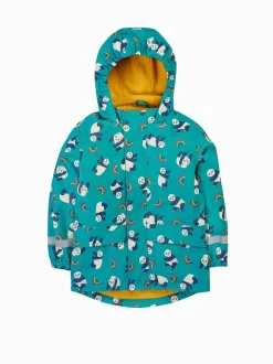 Bleu clair - Frugi Manteau Buster imprimé