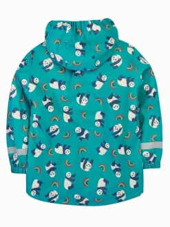Bleu clair - Frugi Manteau Buster imprimé