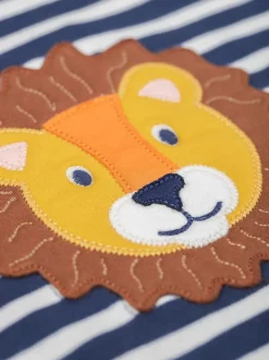 Bleu clair - Haut Frugi Discovery appliqué