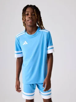 Bleu clair - Maillot adidas Squadra 25 enfant