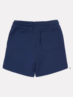 Bleu clair - New Balance Français Short en coton Terry à petit logo