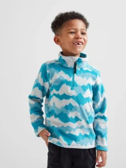 Bleu clair - Polaire Tog 24 Toffolo à col zippé pour enfant