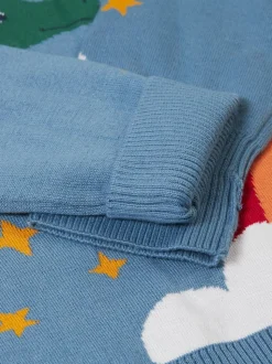 Bleu clair - Pull Frugi Elwood en maille