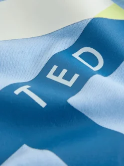 Bleu clair - T-shirt Baker by Ted Baker graphique lettre