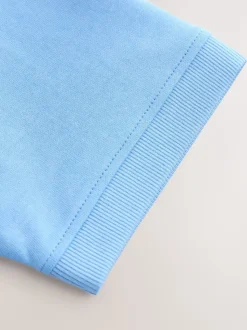 Bleu clair - T-shirt graphique Imprimé Heavyweight Manchester Courts (3-16ans)