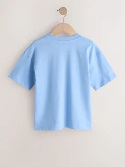 Bleu clair - T-shirt Manches courtes (3-16ans)