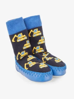 Bleu cobalt - Chaussettes mocassins JoJo Maman Bébé
