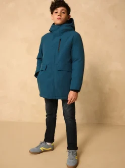 Bleu cobalt - Parka imperméable (3-17ans)