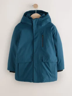 Bleu cobalt - Parka imperméable (3-17ans)