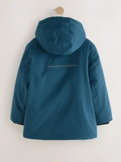 Bleu cobalt - Parka imperméable (3-17ans)