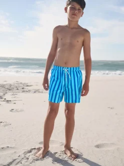 Bleu cobalt - Rayure Short de bain (3-16ans)