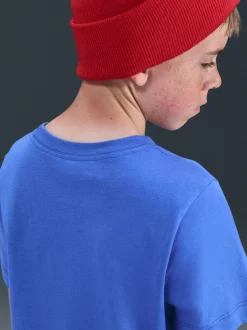 Bleu comète - Nike Club T-Shirt