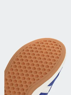 Bleu de ciel - Baskets adidas Grand Court 00s en daim à lacets élastiques pour enfant