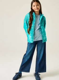 Bleu de ciel - Veste imperméable Packaway Regatta Kids Lever II