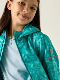 Bleu de ciel - Veste imperméable Packaway Regatta Kids Lever II