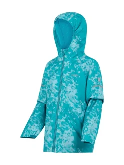 Bleu de ciel - Veste imperméable Packaway Regatta Kids Lever II