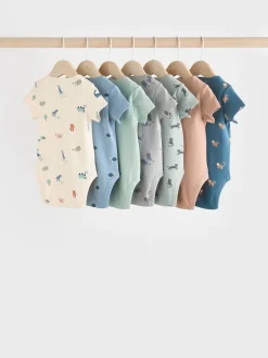 Bleu de sarcelle - Bébé 100% coton Corps 7 Lot