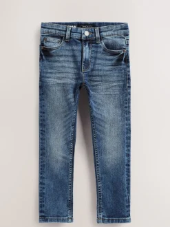 Bleu délavé à l'acide - Jeans extensibles (3-17yrs)