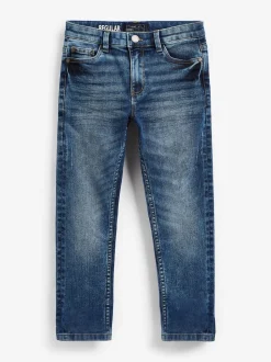 Bleu délavé à l'acide - Jeans extensibles (3-17yrs)