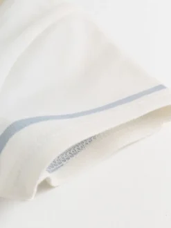 Bleu et Blanc rayées - Barboteuse en jersey pour bébé 2 Pack