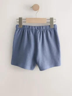 Bleu et rayé - Lot de 3 shorts texturés (3mois à7ans)