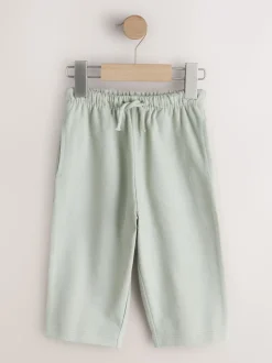 Bleu Fauve et Rayure - Lot de 3 Joggings Jambe large texturés (3mois à7ans)