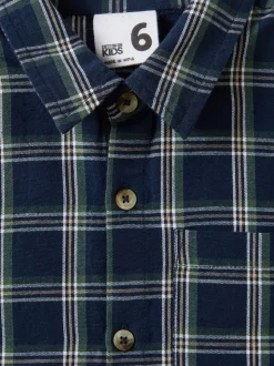 bleu foncé - Chemise de skate à manches longues Cotton On Carter