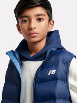 Bleu foncé - Gilet matelassé New Balance Bond