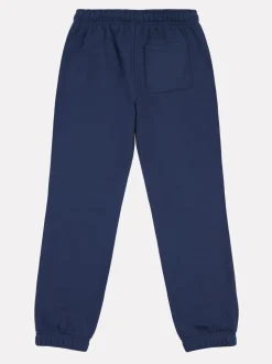 bleu foncé - New Balance Small Boys Brush Back Logo Joggers