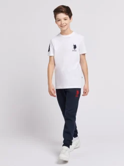 Bleu foncé - U.S. Polo Assn. Garçons Player 3 100% Coton Survêtement