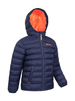 bleu foncé - Veste matelassée imperméable Mountain Warehouse Seasons II enfant