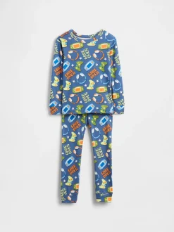 Bleu Gameur - Gap Pyjama en coton brossé (6mois5ans)