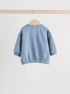 Bleu imprimé dinosaure - Ensemble Sweat-shirt et Leggings bébé (0mois-3ans)