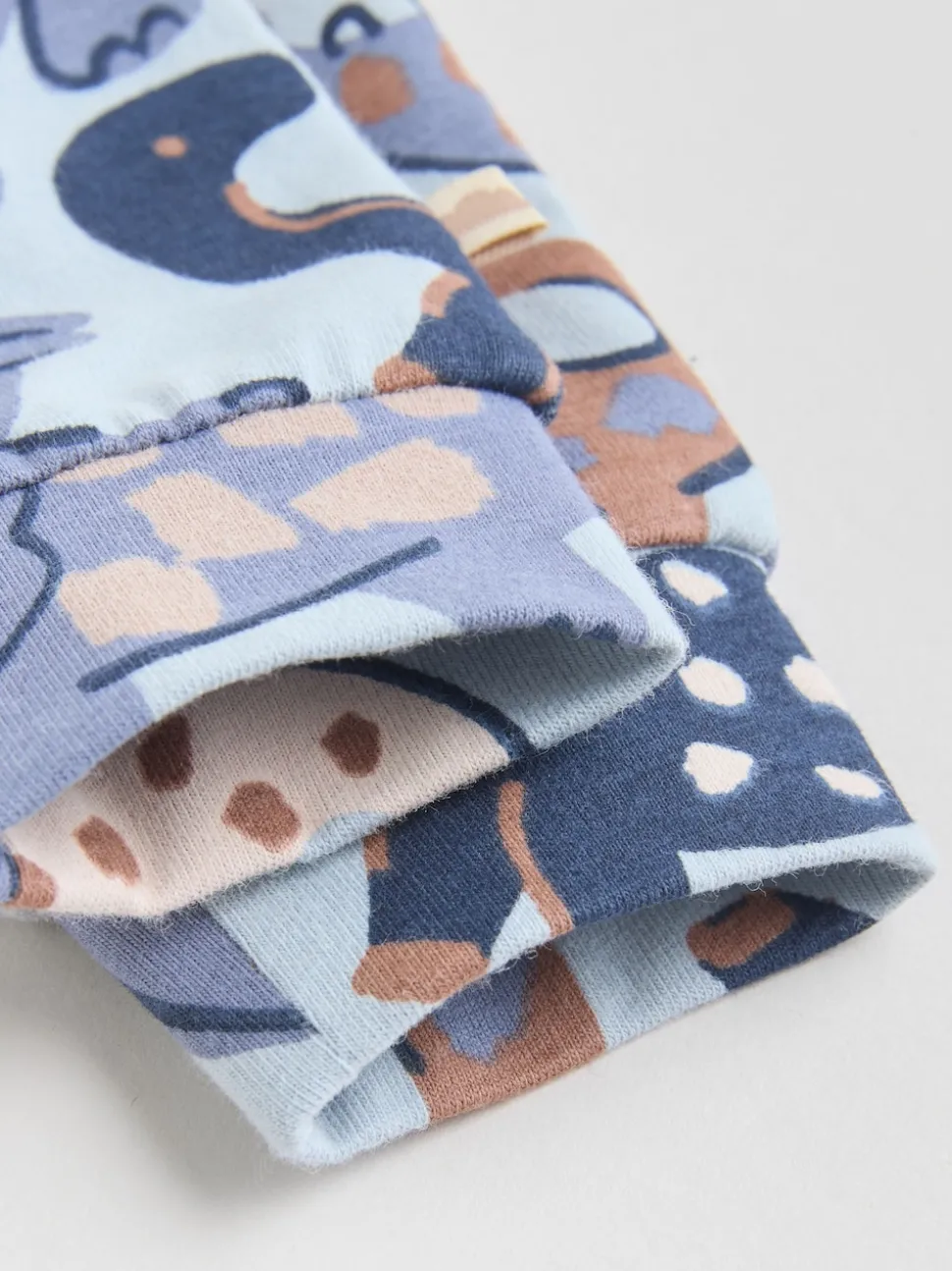 Bleu imprimé dinosaure - Hauts et Leggings 6 pièces bébé (0mois-3ans)