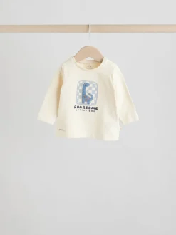 Bleu imprimé dinosaure - Hauts et Leggings 6 pièces bébé (0mois-3ans)