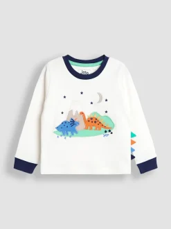 Bleu imprimé dinosaure - Lot de 2 pyjamas JoJo Maman Bébé Mix And Match