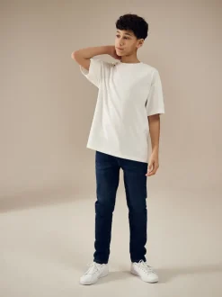 Bleu indigo - Jeans extensibles (3-17yrs)