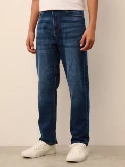 Bleu indigo - Jeans extensibles (3-17yrs)