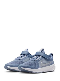 Bleu indigo et argent - Nike Junior Star Tapis de couloir 5 Trainers