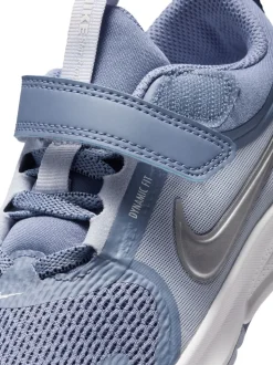 Bleu indigo et argent - Nike Junior Star Tapis de couloir 5 Trainers