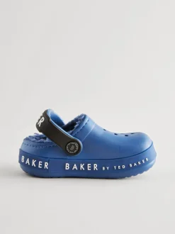 Bleu Light Up - Baker by Ted Baker Borg Chaussons sabots doublés