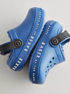 Bleu Light Up - Baker by Ted Baker Borg Chaussons sabots doublés